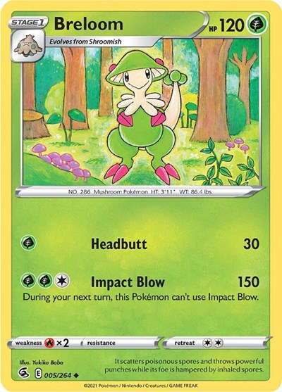 Breloom (SWSH08: Fusion Strike) Near Mint