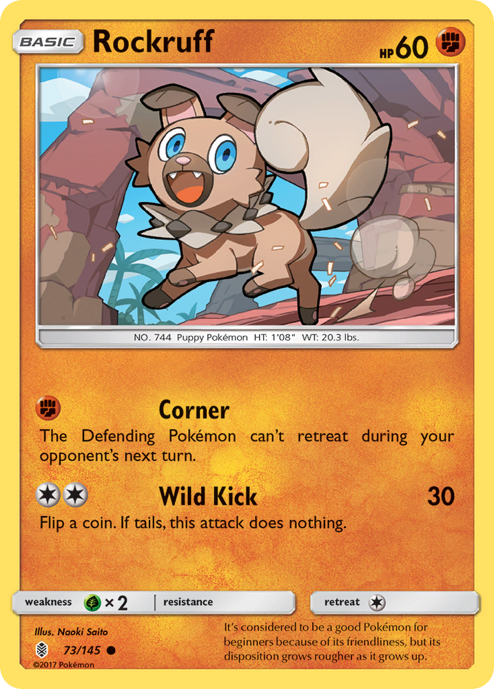 Rockruff (73/145) [Soleil et Lune : Gardiens Rising] 