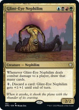 Glint - Eye Nephilim (Commander: Dominaria United) Near Mint - Nick Nack's Full Frontal Attack