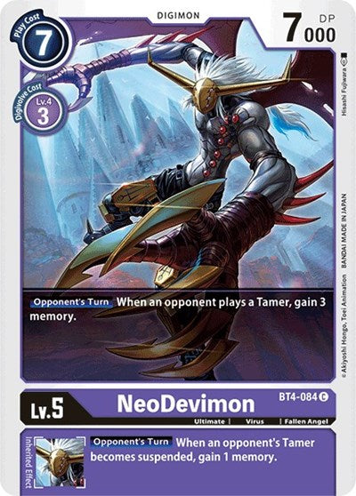 NeoDevimon (Great Legend) Near Mint