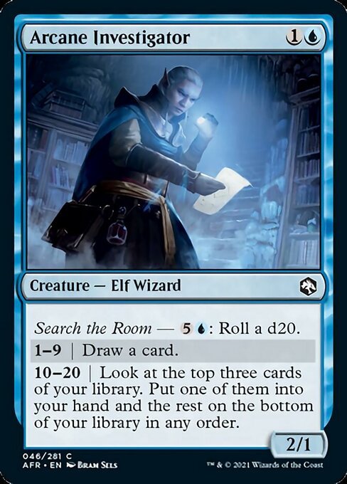 Arcane Investigator (Adventures in the Forgotten Realms) Near Mint - Nick Nack's Full Frontal Attack