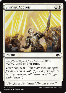 Stirring Address (Modern Horizons) Near Mint - Nick Nack's Full Frontal Attack