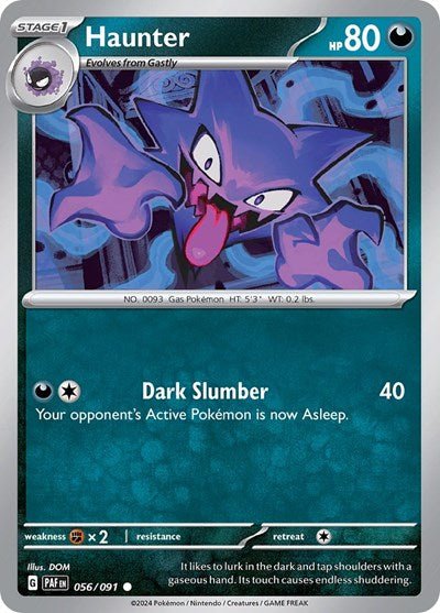 Haunter (SV: Paldean Fates) Near Mint Reverse Holofoil - Nick Nack's Full Frontal Attack