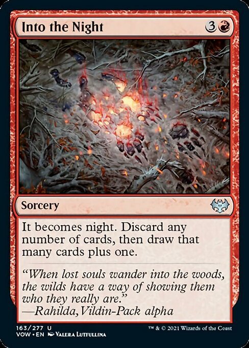 Into the Night (Innistrad: Crimson Vow) Near Mint - Nick Nack's Full Frontal Attack