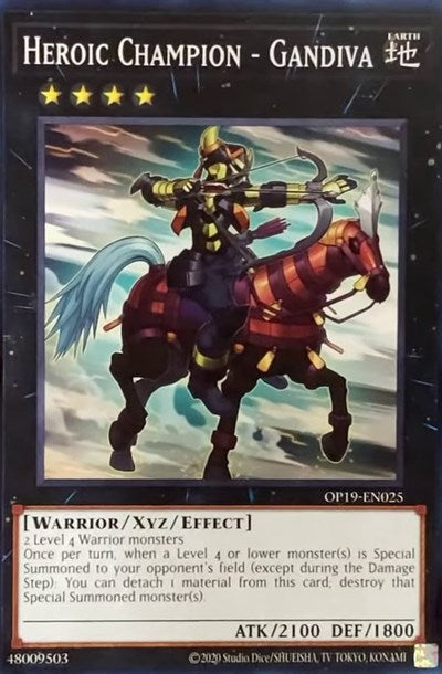 Heroic Champion - Gandiva (OTS Tournament Pack 19) Near Mint Unlimited