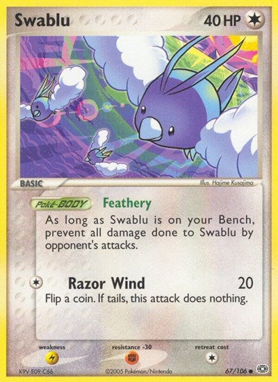 Swablu (Emerald) Light Play