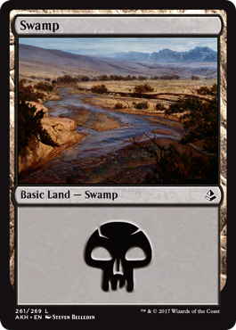 Swamp (261) (Amonkhet) Near Mint