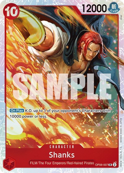 Shanks (Wings of the Captain) Near Mint Foil