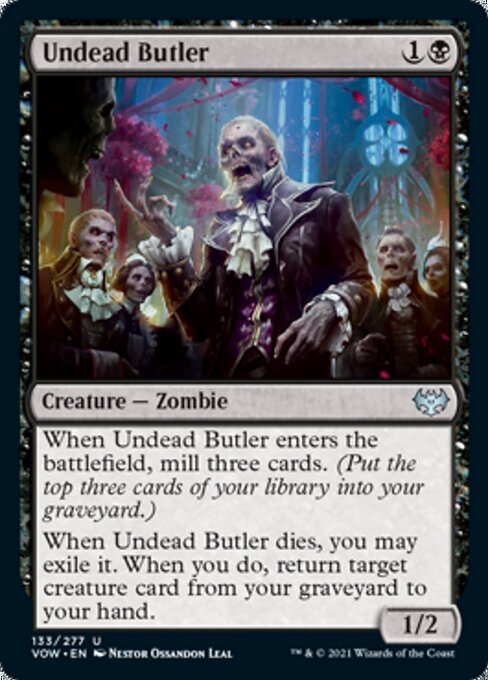 Undead Butler (Innistrad: Crimson Vow) Near Mint - Nick Nack's Full Frontal Attack