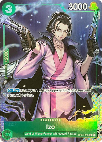 Izo (Premium Card Collection -BANDAI CARD GAMES Fest. 23-24 Edition-) (One Piece Promotion Cards) Near Mint Foil
