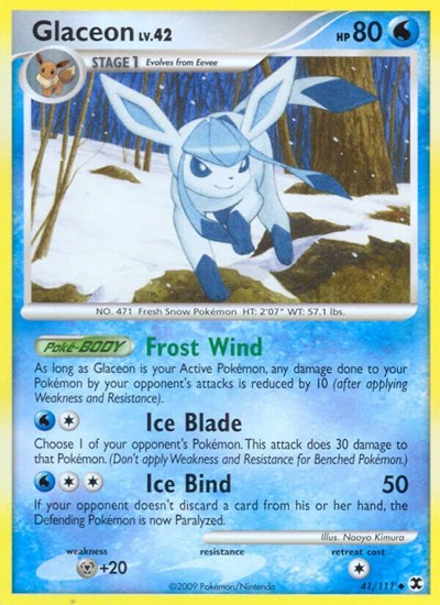 Glaceon (Rising Rivals) Near Mint