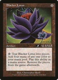 Blacker Lotus (de gran tamaño) [Tarjetas de gran tamaño] 