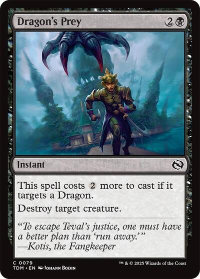 Dragon's Prey (Tarkir: Dragonstorm) Near Mint