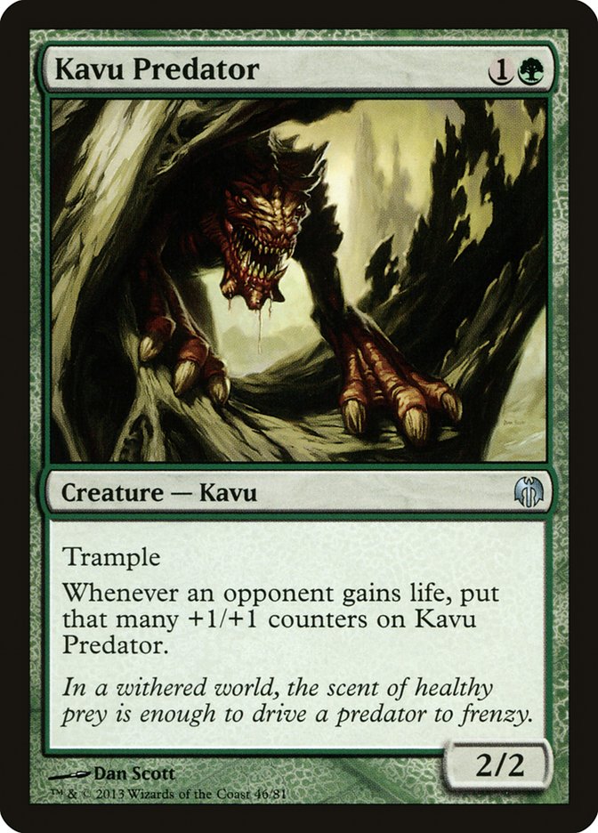 Kavu Predator [Duel Decks : Héros contre Monstres] 