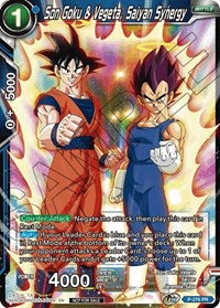 Son Goku &amp; Vegeta, Saiyan Synergy (Unison Warrior Series Tournament Pack Vol.3) (P-276) [Tarjetas de promoción del torneo] 