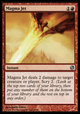 Magma Jet (Duel Decks: Heroes vs Monsters) Near Mint