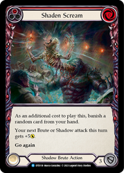 Shaden Scream (Red) [DTD118] (Dusk Till Dawn)  Rainbow Foil