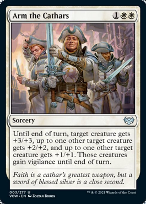 Arm the Cathars (Innistrad: Crimson Vow) Near Mint - Nick Nack's Full Frontal Attack