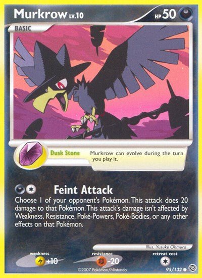 Murkrow (Secret Wonders) Medium Play Reverse Holofoil - Nick Nack's Full Frontal Attack