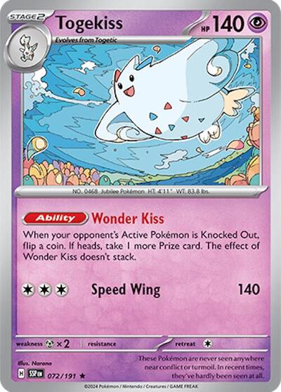 Togekiss (SV08: Surging Sparks) Near Mint Holofoil
