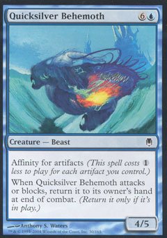 Quicksilver Behemoth (Darksteel) Light Play - Nick Nack's Full Frontal Attack