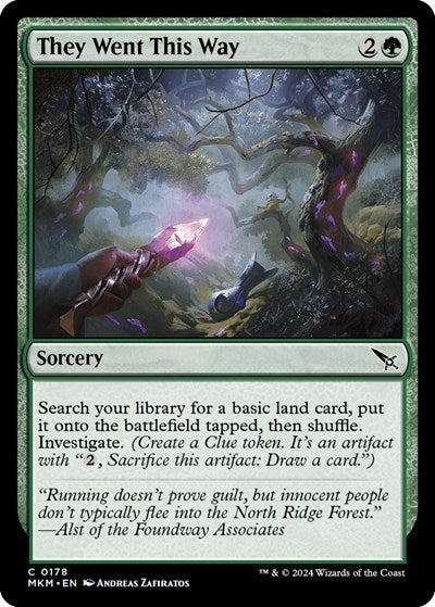 They Went This Way (Murders at Karlov Manor) Near Mint