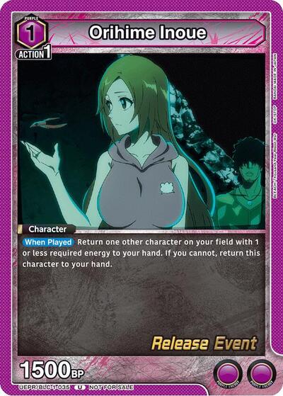 Orihime Inoue (BLEACH: Thousand-Year Blood War Release Event Cards) Near Mint