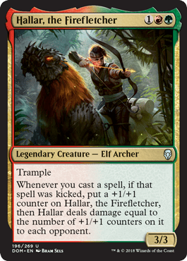 Hallar, the Firefletcher (Dominaria) Near Mint - Nick Nack's Full Frontal Attack