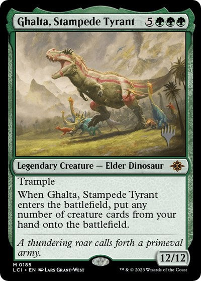 Ghalta, Stampede Tyrant (Promo Pack: The Lost Caverns of Ixalan) Near Mint Foil