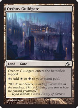Orzhov Guildgate (Dragon's Maze) Near Mint - Nick Nack's Full Frontal Attack