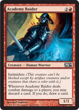 Academy Raider (Magic 2014 Core Set) Near Mint - Nick Nack's Full Frontal Attack