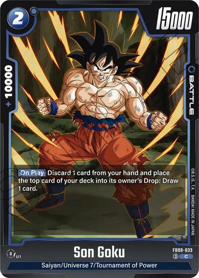 Son Goku FB09 - 033 (Dual Evolution) Near Mint - Nick Nack's Full Frontal Attack