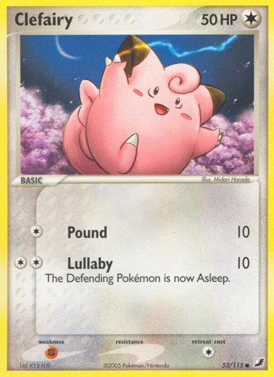 Clefairy (Unseen Forces) Light Play