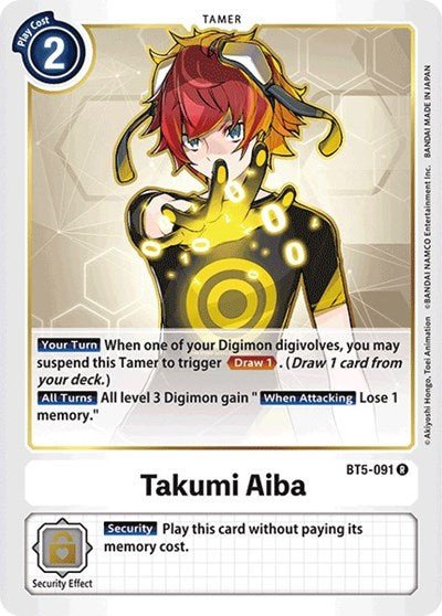 Takumi Aiba (Battle of Omni) Near Mint - Nick Nack's Full Frontal Attack