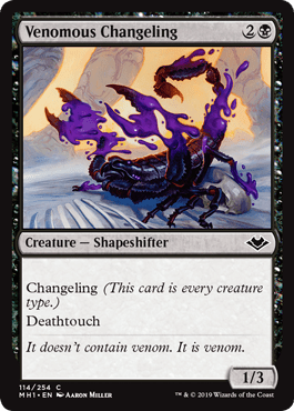 Venomous Changeling (Modern Horizons) Near Mint - Nick Nack's Full Frontal Attack