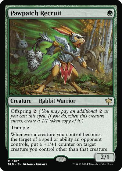 Pawpatch Recruit (Bloomburrow) Near Mint - Nick Nack's Full Frontal Attack