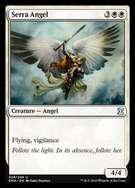 Serra Angel (Eternal Masters) Near Mint - Nick Nack's Full Frontal Attack