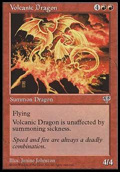 Volcanic Dragon (Mirage) Damaged / Poor - Nick Nack's Full Frontal Attack