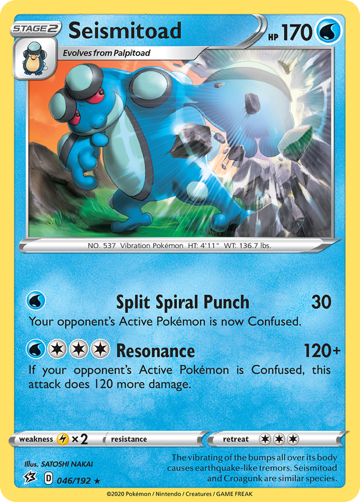 Seismitoad (46/192) [Espada y escudo: Choque rebelde] 