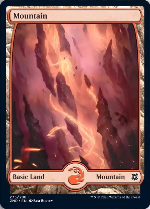 Mountain (275) (Zendikar Rising) Near Mint - Nick Nack's Full Frontal Attack