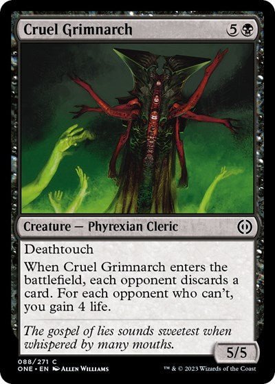 Cruel Grimnarch (Phyrexia: All Will Be One) Near Mint - Nick Nack's Full Frontal Attack