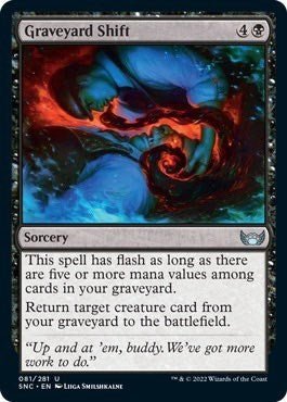 Graveyard Shift (Streets of New Capenna) Near Mint - Nick Nack's Full Frontal Attack