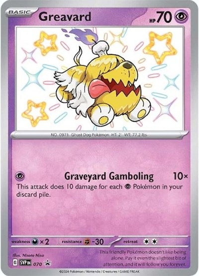 Greavard - 070 (SV: Scarlet & Violet Promo Cards) Near Mint Holofoil