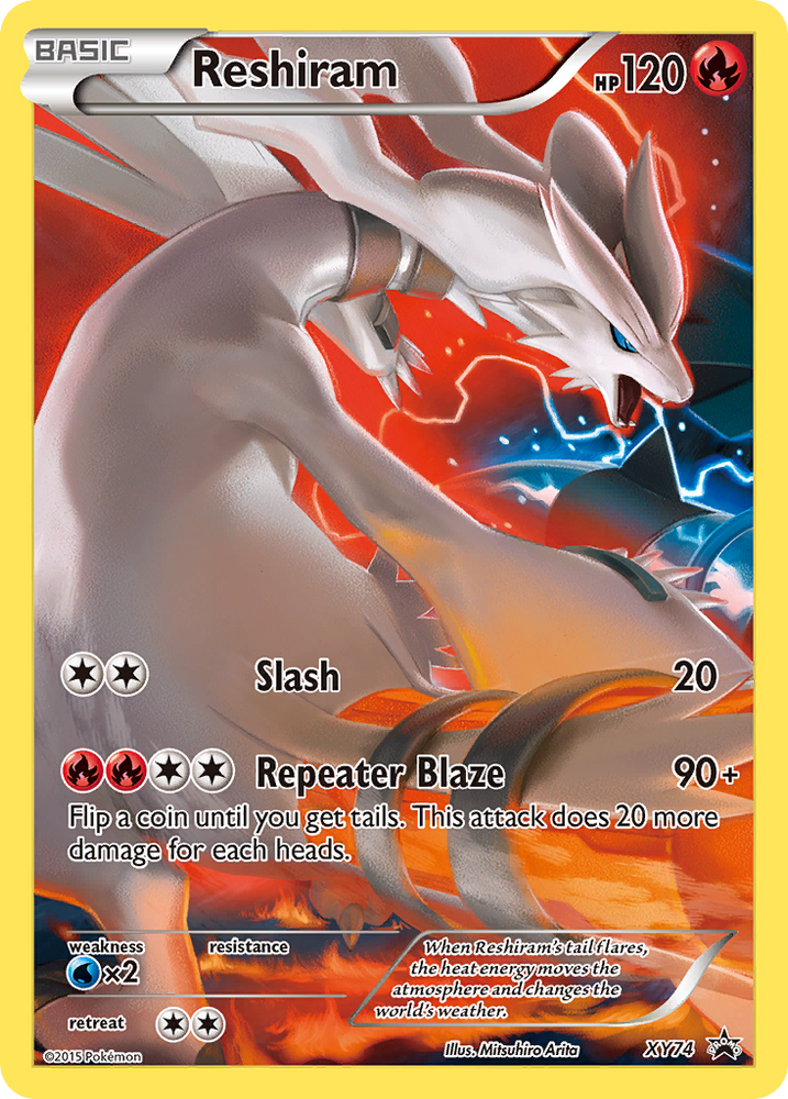 Reshiram (XY74) [XY: promociones de Black Star] 