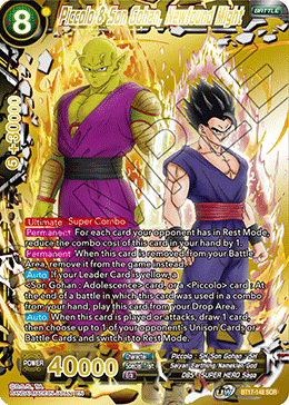 Piccolo &amp; Son Gohan, Newfound Might (BT17-148) [Ultimate Squad] 