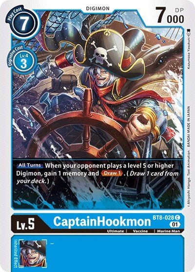 CaptainHookmon (New Awakening) Near Mint - Nick Nack's Full Frontal Attack