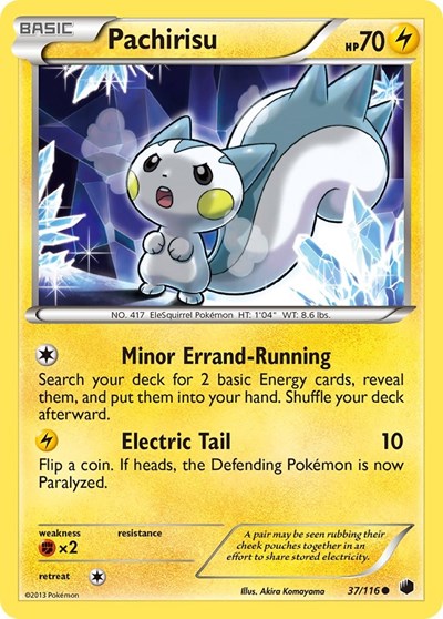 Pachirisu (Plasma Freeze) Near Mint Reverse Holofoil