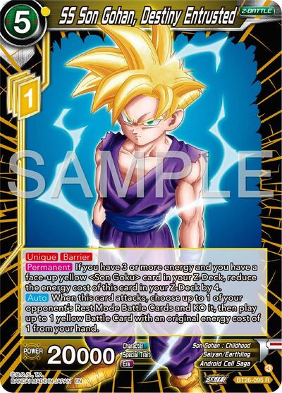 SS Son Gohan, Destiny Entrusted (Ultimate Advent) Near Mint Foil - Nick Nack's Full Frontal Attack