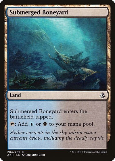 Submerged Boneyard (Amonkhet) Near Mint - Nick Nack's Full Frontal Attack