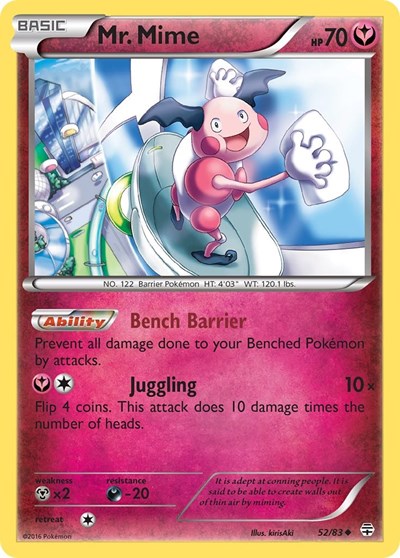 Mr. Mime (Generations) Near Mint Reverse Holofoil